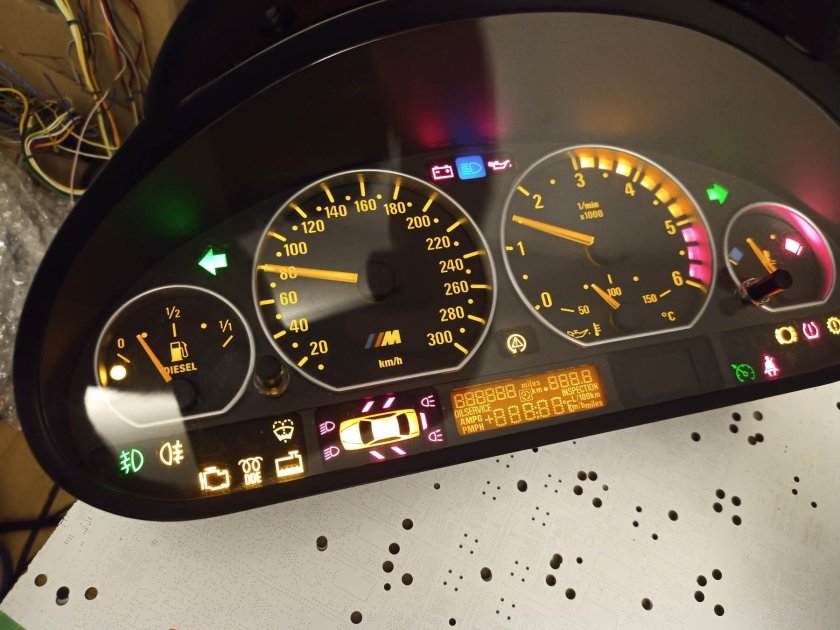 Е46 м3 приборная панель