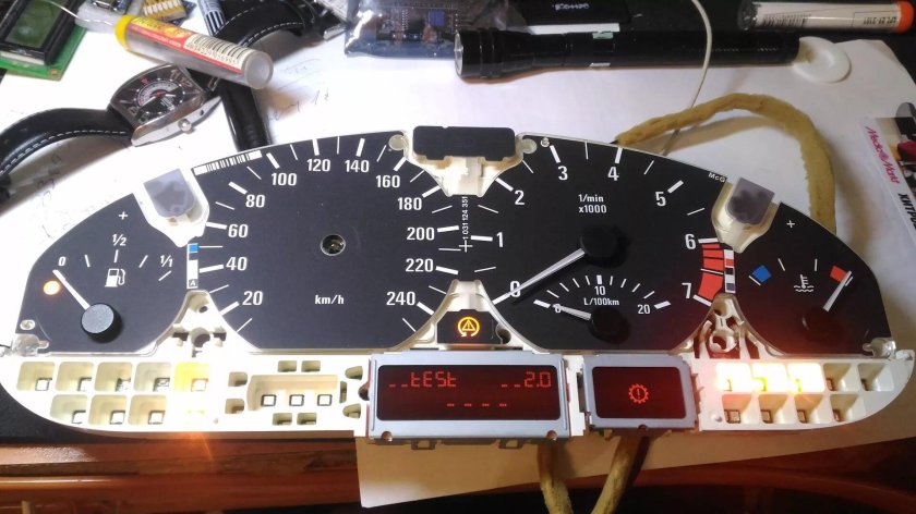 E46 приборная панель