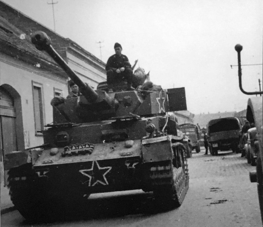 Трофейные немецкие танки в красной армии