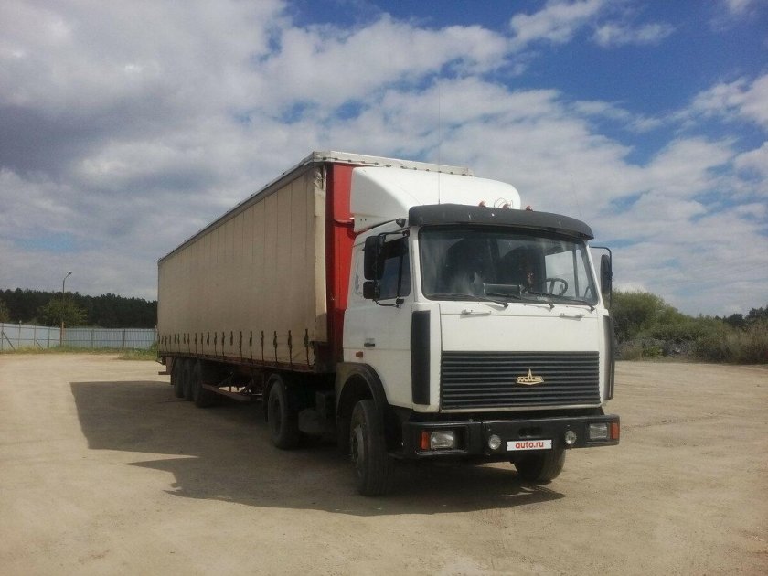 МАЗ 5432 белый