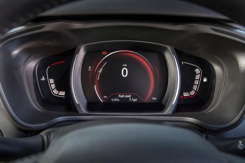 Цифровая приборная панель на Renault Captur