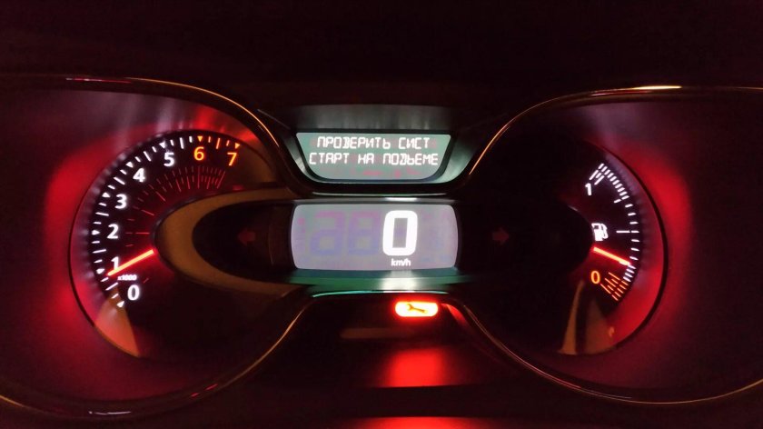 Рено Каптур панель приборов