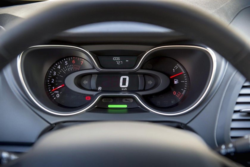 Renault Captur приборная панель