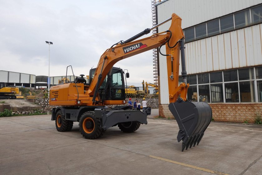 Синомаш колесный экскаватор