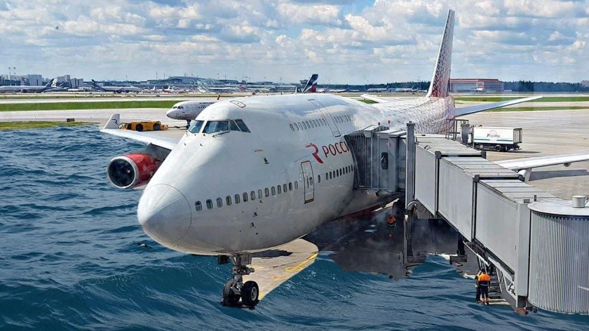 Боинг 747-400 авиакомпания Россия