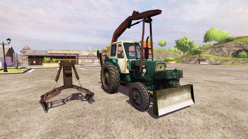 ЮМЗ-6 трактор экскаватор ФС 17