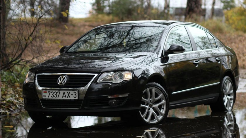 Volkswagen Passat b6 черный
