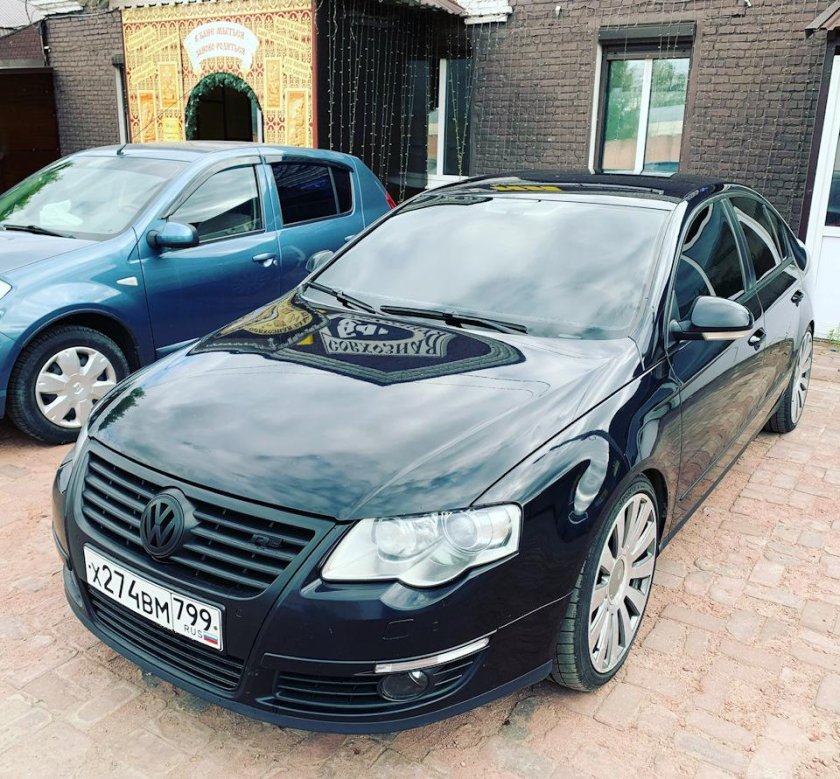 Фольксваген Пассат б6 антихром