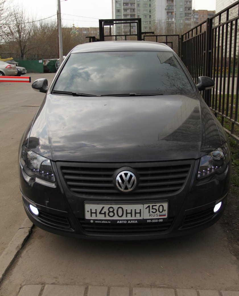 Volkswagen Passat b6 черный