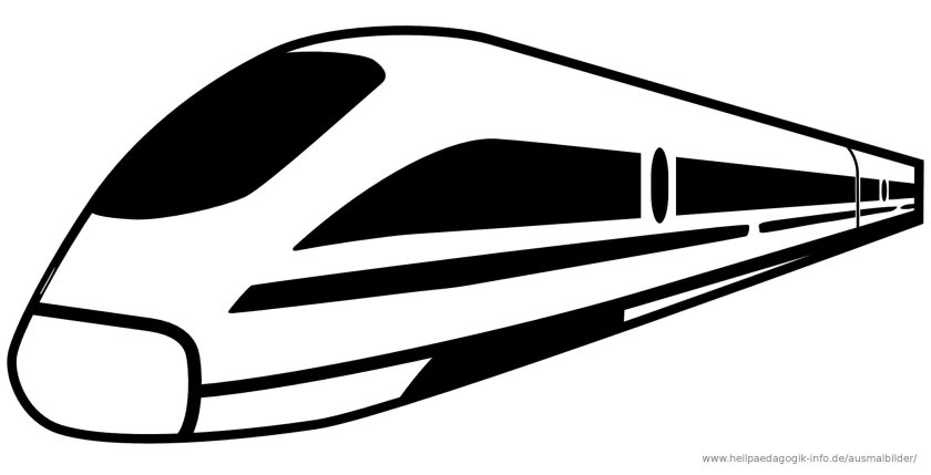 Поезд силуэт