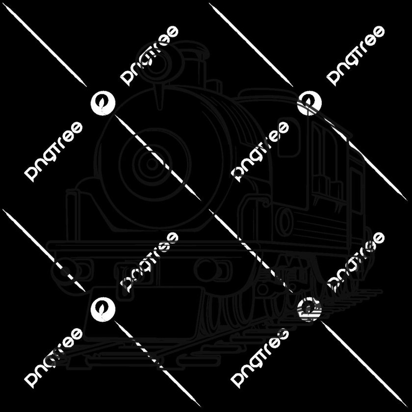 Поезд рисунок