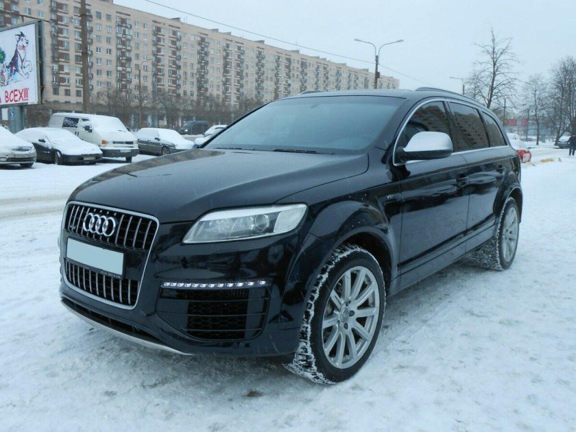 Audi q7 2012 Black