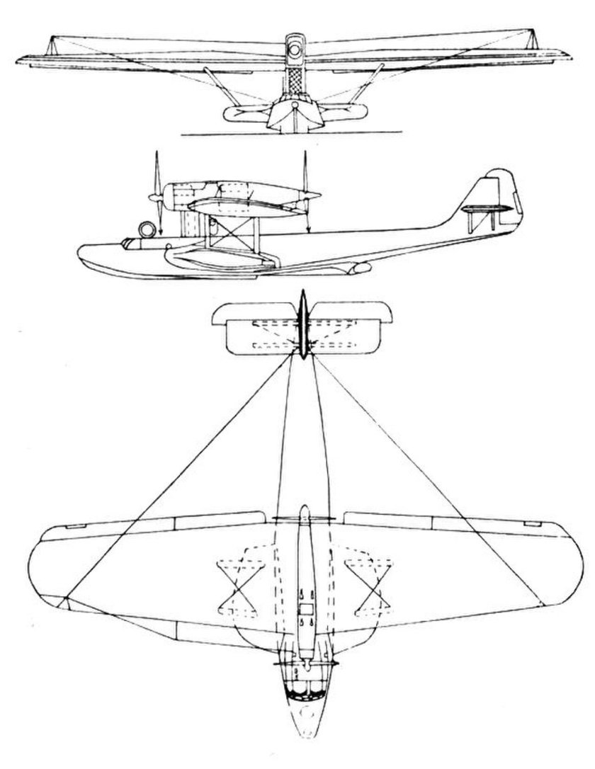 Дорнье do 18 чертежи