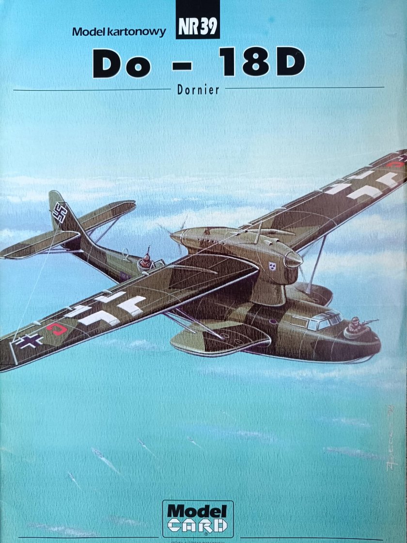 Dornier do-18d (Modelik 1/2013) из бумаги