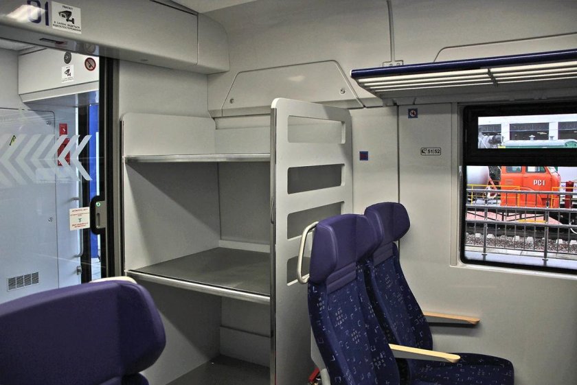 Украинские поезда внутри