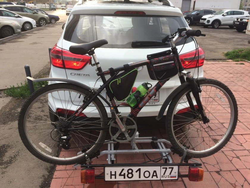 Велокрепление на Hyundai Creta