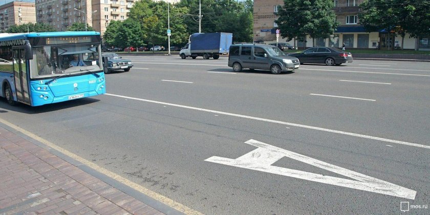 Выделенная полоса для автобусов