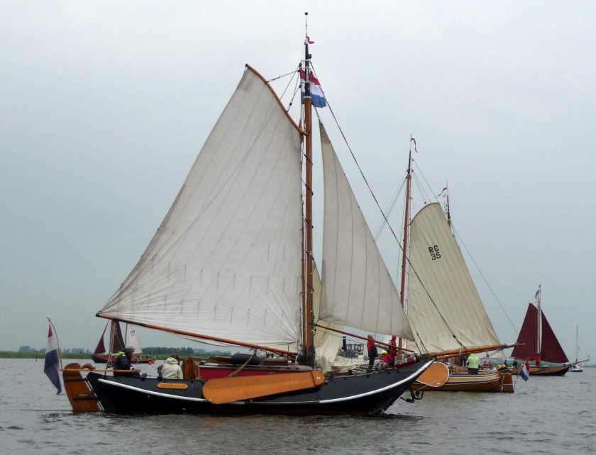 Парусная лодка швертбот Скиф