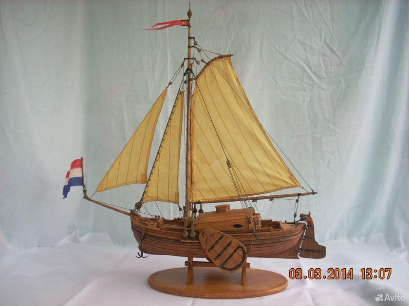 Голландская яхта буер