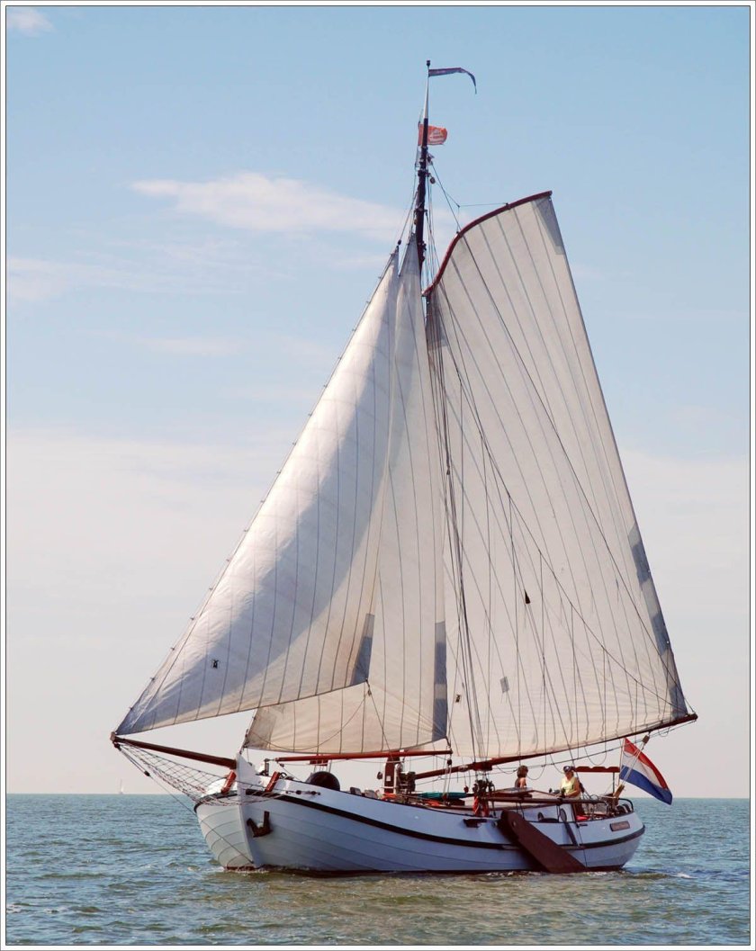 Голландская яхта 17 века