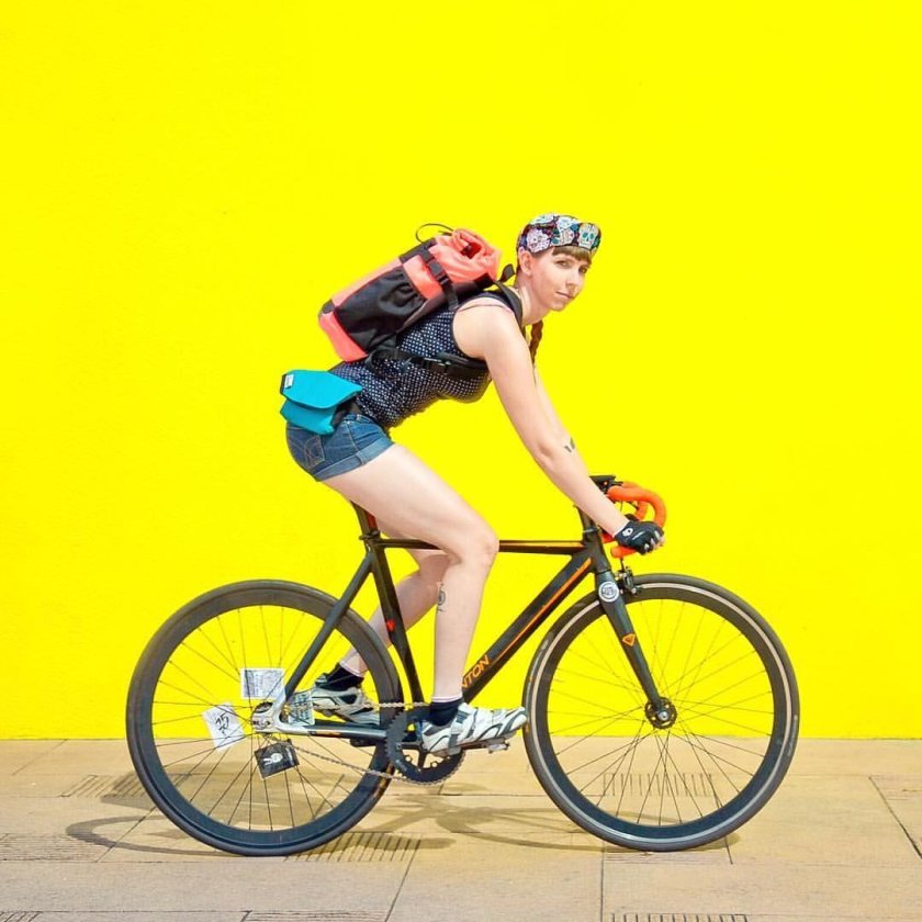 Велосипедистка Эван Ричардс