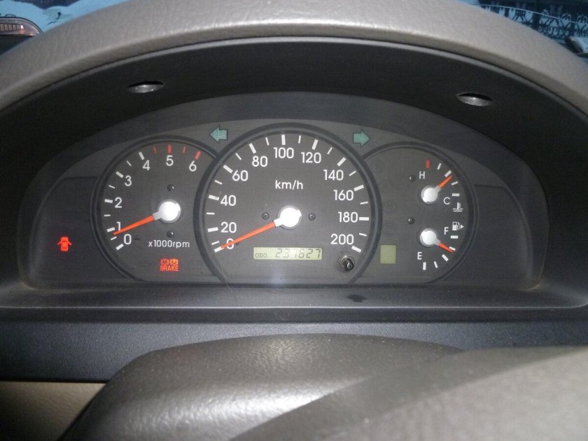 Sorento 2002 панель приборов лампочки