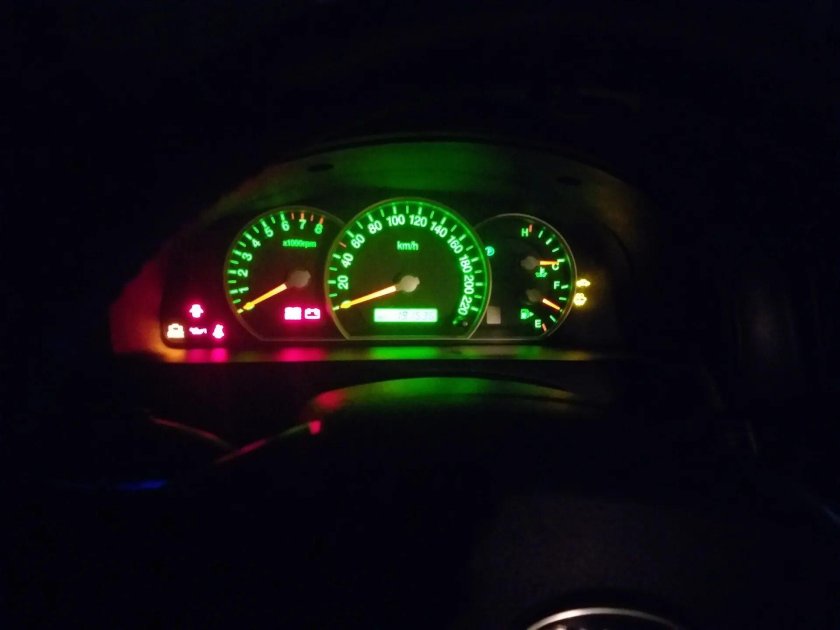 Подсветка приборной панели Киа Соренто 1