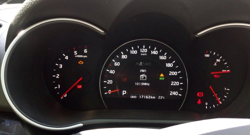 Приборная панель supervision Kia Sorento 2