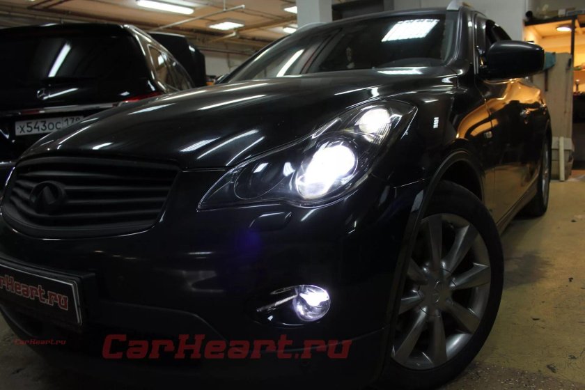 Инфинити ex25 слабый ксенон