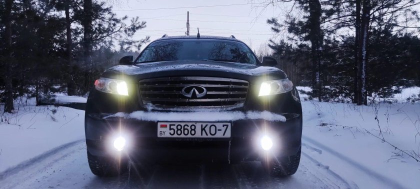 Ходовые огни на Инфинити ФХ 35