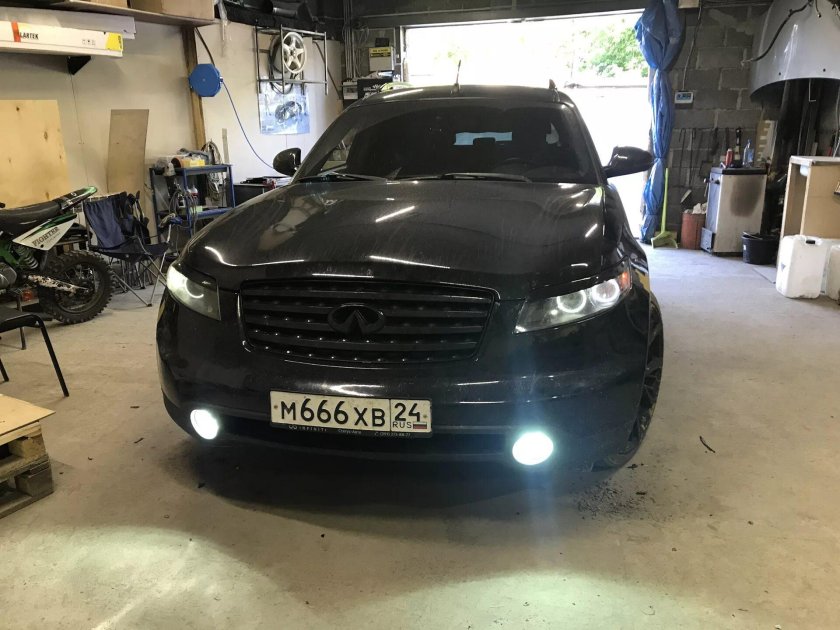 Инфинити ФХ 35 туманки