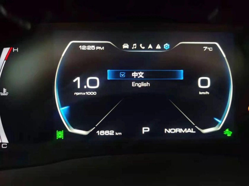 Цифровая приборная панель Haval f7