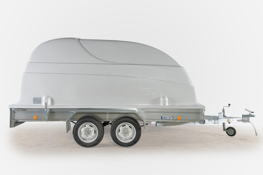 Прицеп лав 81013 с крышкой