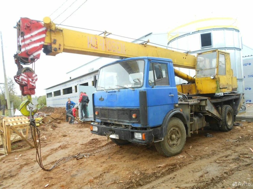 Кран МАЗ 14 метров стрела