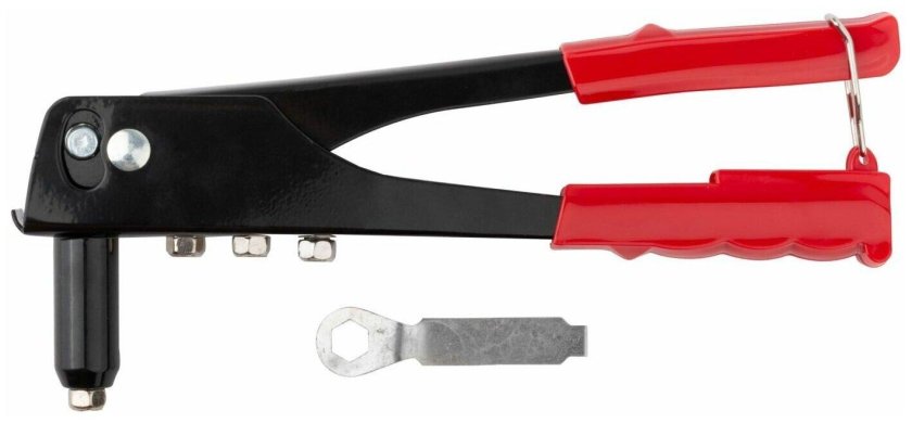 Заклепочник, 250 мм, заклепки 2.4-3.2-4.0-4.8 мм