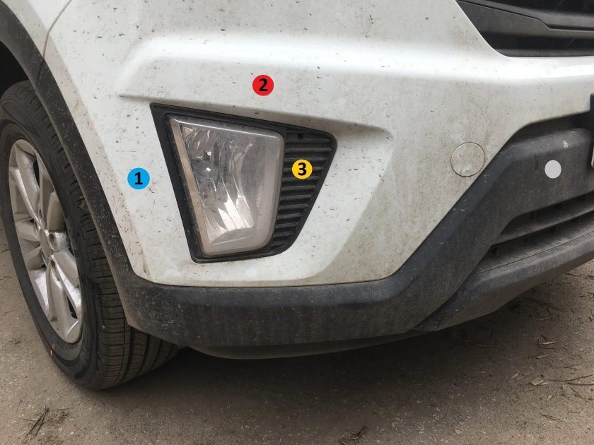 Парктроник Hyundai Creta