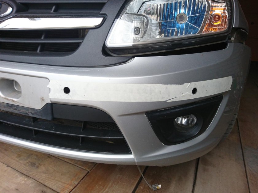 Парктроники скрытой установки