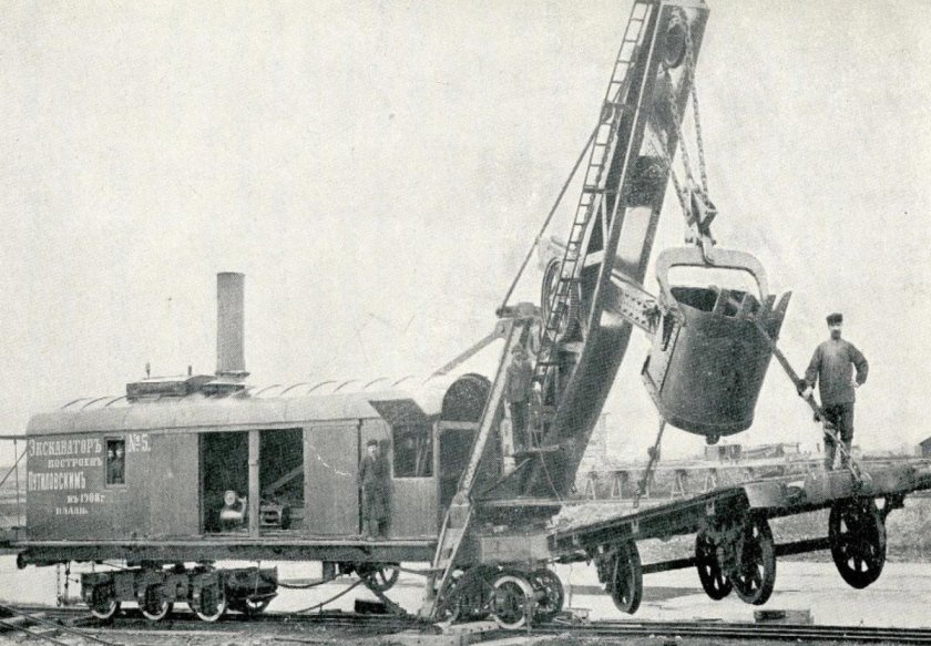 Паровой экскаватор Путиловец