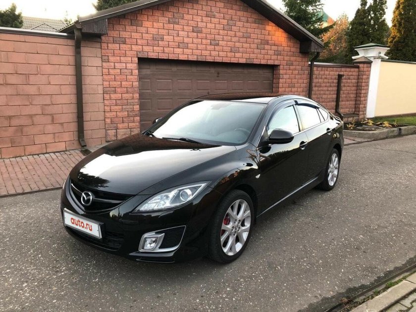 Мазда 6 GH лифтбек черный