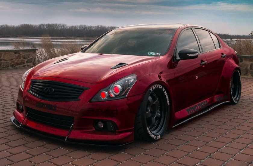 Инфинити g35 сплиттер