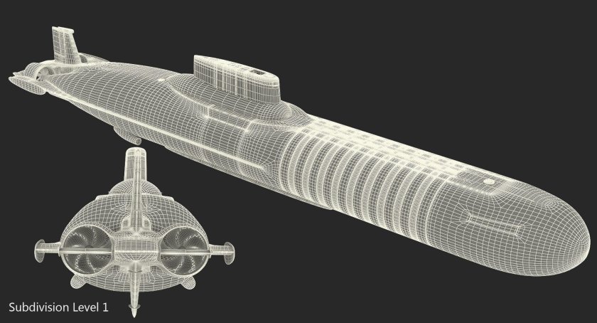 Модель АПЛ 941 акула