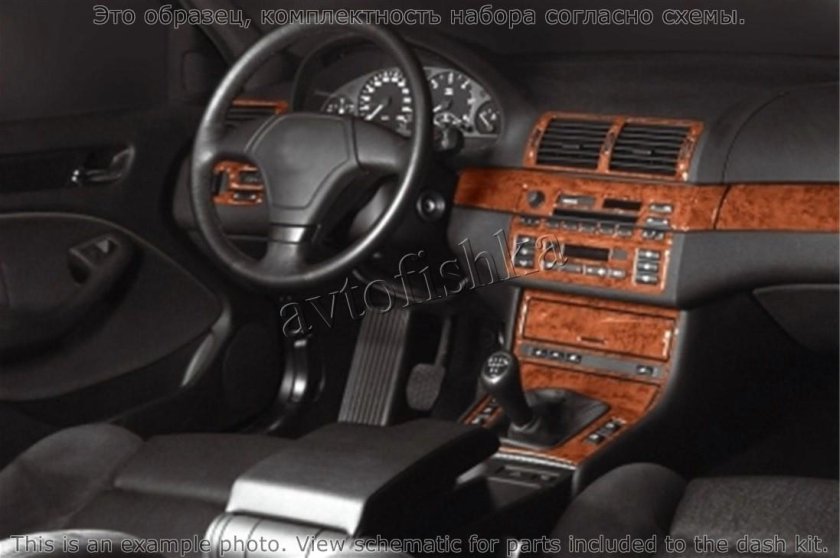 BMW e39 салон под карбон