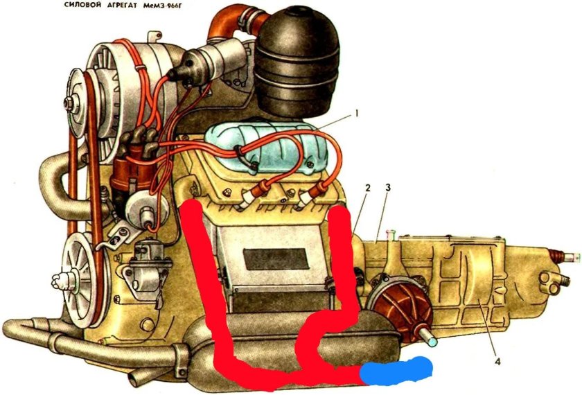 Двигатель ЗАЗ 965