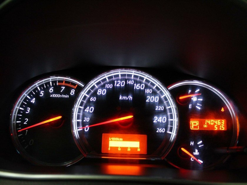 Спидометр от Altima на Teana j32