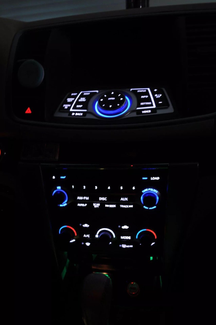 Подсветка кнопок Nissan Teana j32
