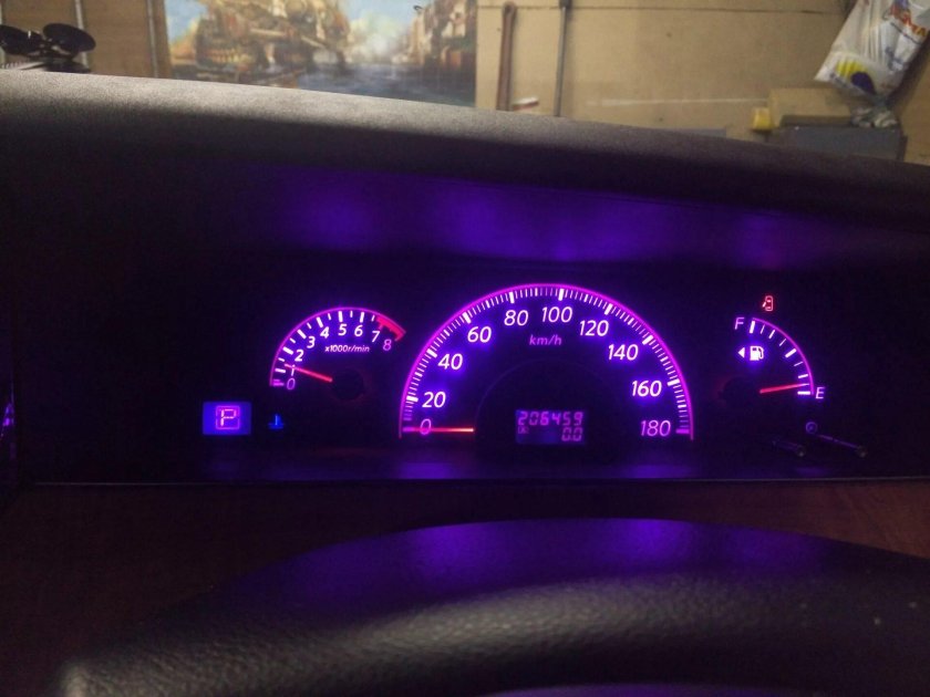 Led приборная панель Теана j31