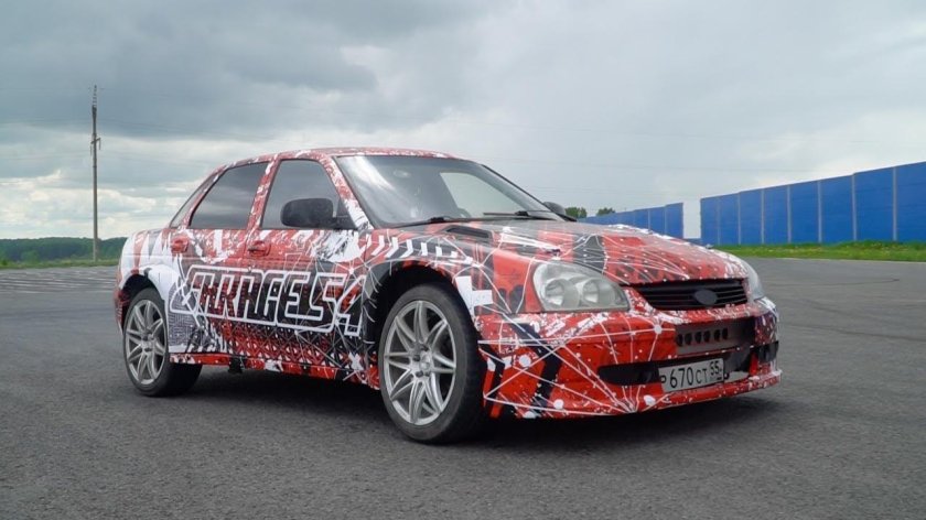 Дрифт Приора гараж 54