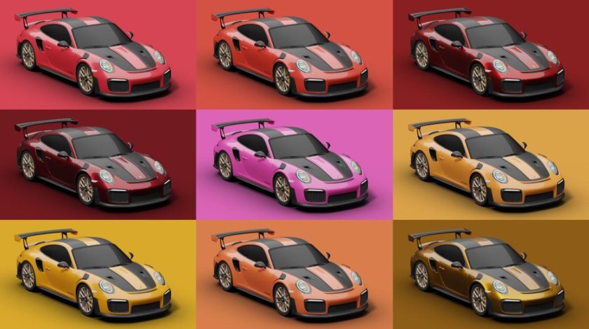 Фирменный цвет Порше