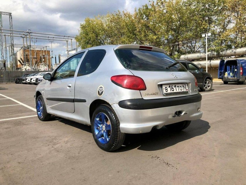 Peugeot 206 2004 тонированный на дисках