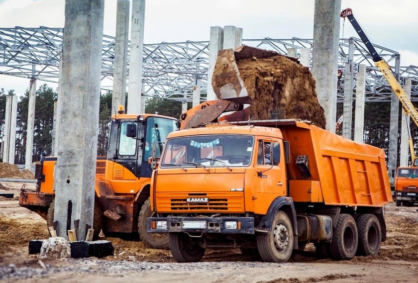 КАМАЗ 65115 щебень